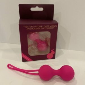 İç Bilyalı Vajinal Top Çift Boğumlu