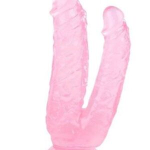 19cm Pembe Çiftli Dildo No:76