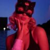 fantazi dünyası-2sd Fantezi Maske Tasma Seti 6