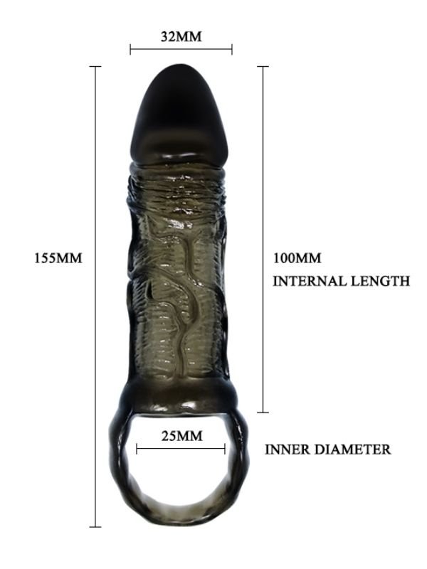 10 cm Zenci Penis Kılıfı 5