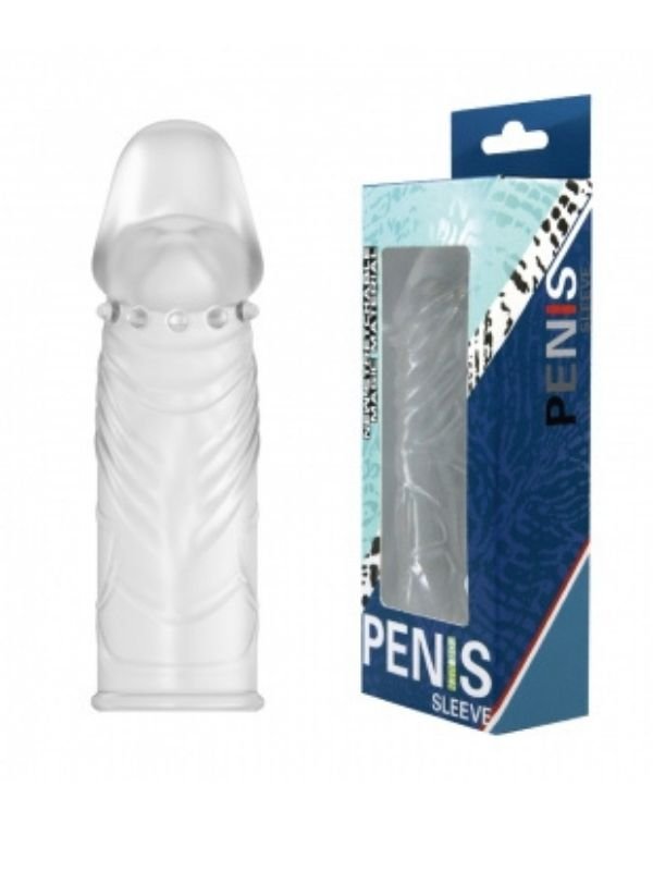 14cm Saydam 2,5cm Dolgulu Penis Kılıfı 5