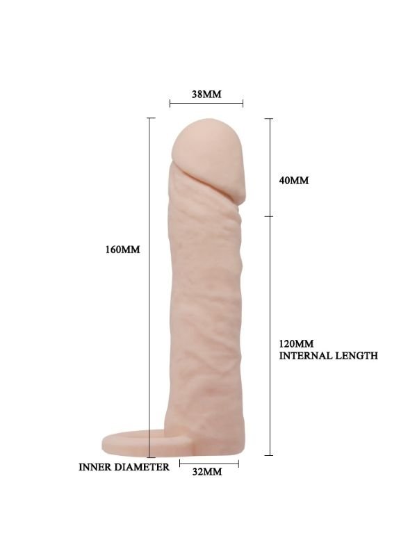 16cm Real Softskin Penis Kılıfı 5