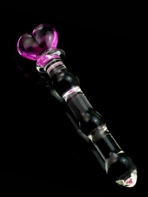 17cm Boğumlu Cam Dildo 1