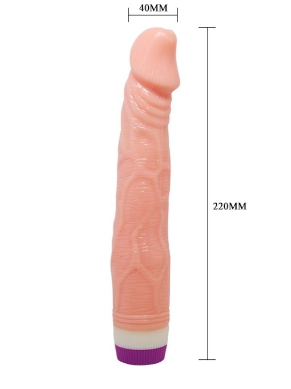 22cm Titreşimli Realistik Vibratör Penis 4