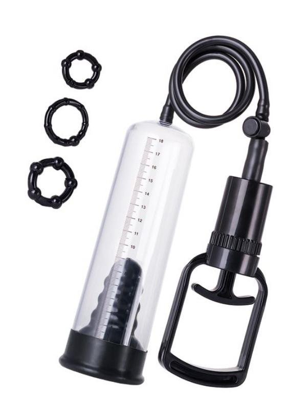 Censan 3 halkalı Penis Pompası PVC Şeffaf 20 3 halkalı Penis Pompası PVC Şeffaf 20,5 cm 1