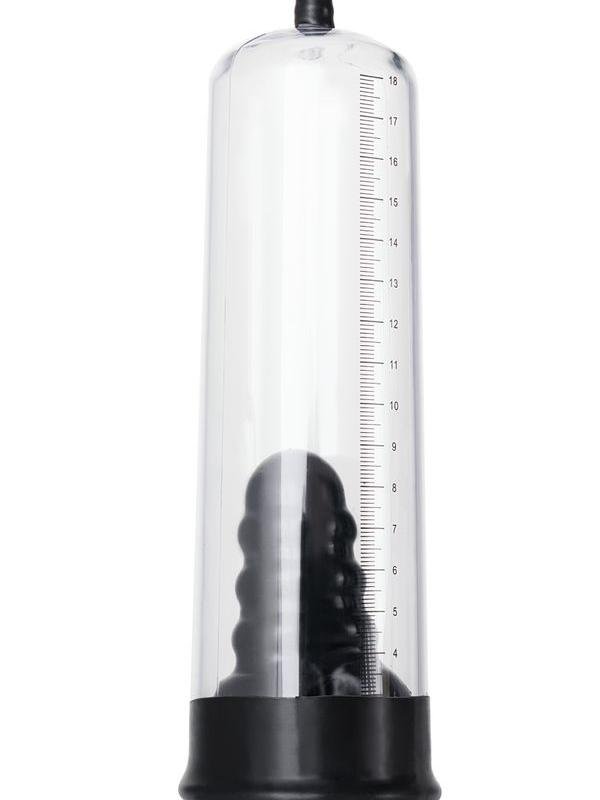 5 cm 3 halkalı Penis Pompası PVC Şeffaf 20,5 cm 2