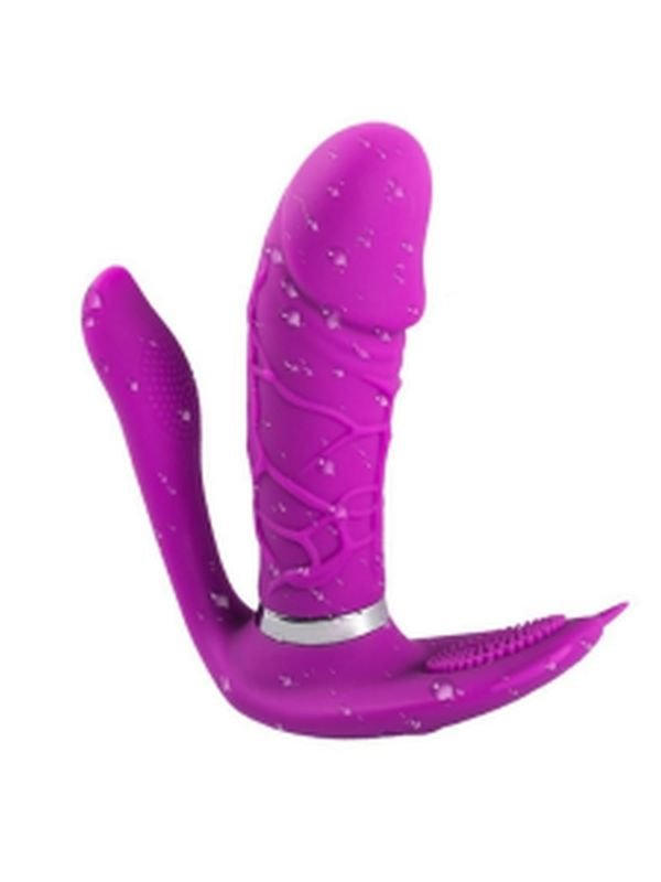 3’ü 1 Arada Uzaktan Kumandalı Giyilebilir Clitoris ve G-Spot Titreşimli Vibratör 3