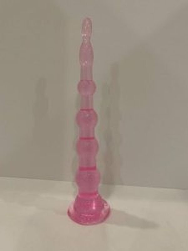 6 Boğumlu 17,5 cm vantuzlu silikon anal plug 2