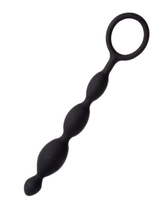 Anal Boncuk S Silikon Siyah 19,5cm 1