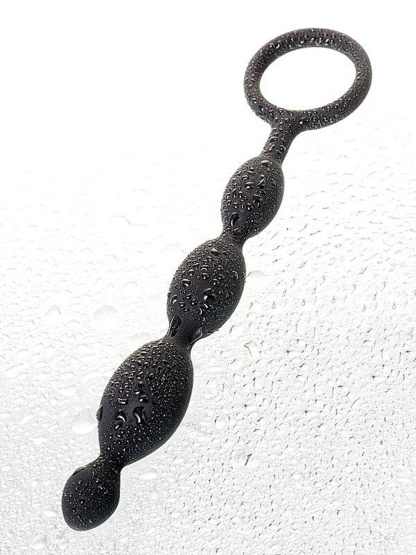 Anal Boncuk S Silikon Siyah 19,5cm 4