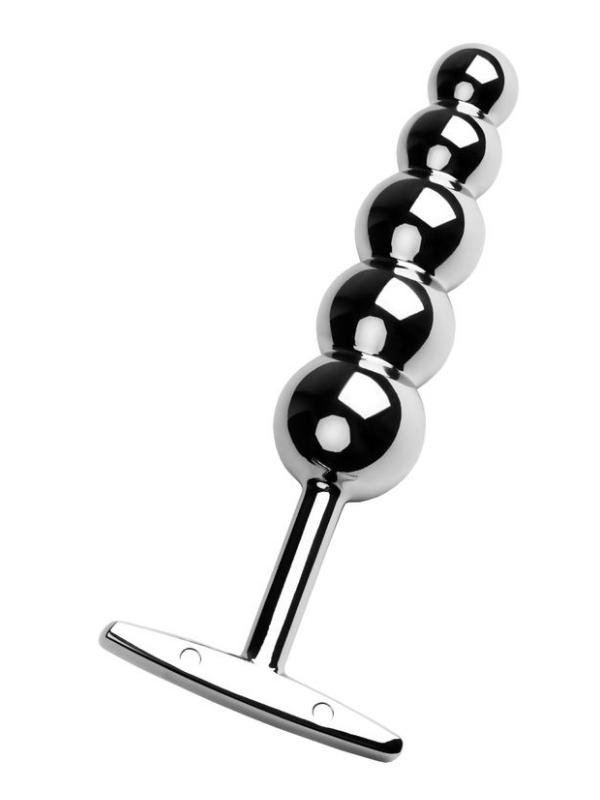 Anal Plug Metal gümüş 15,5 cm 1