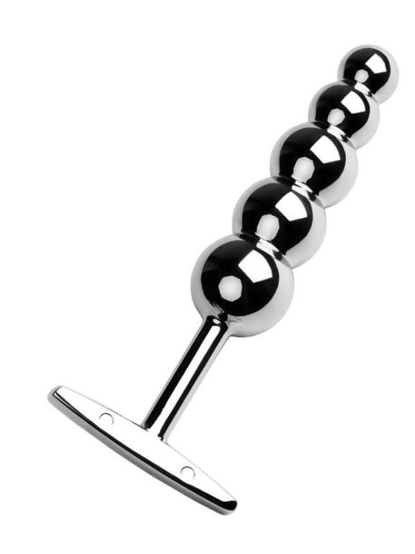 Anal Plug Metal gümüş 15,5 cm 2
