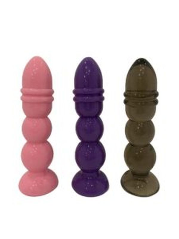 Anal Tıkaç Karışık Renklerde 33*135MM 85GR 1