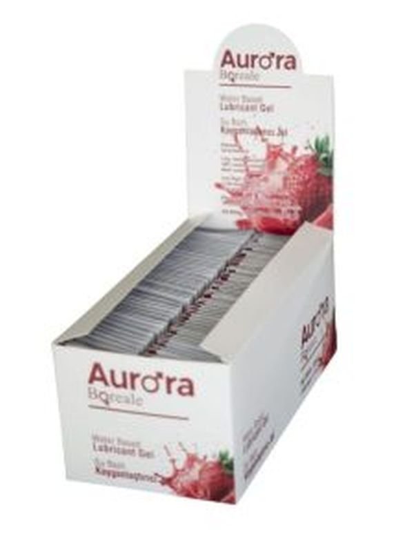 Aurora Boreale 100 Lü 5 Ml Şase Çilekli Kayganlaştırıcı 3