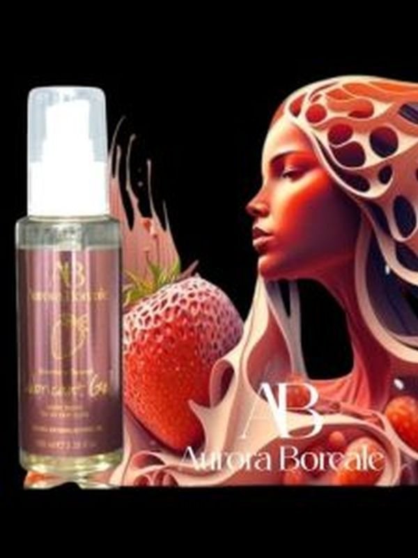 Aurora Boreale Çilek Aromalı Kayganlaştırıcı Jel 100 ML 2