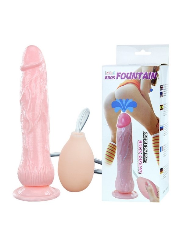 Baile Eros Fountain Fışkırtmalı Dildo 20 Cm 4