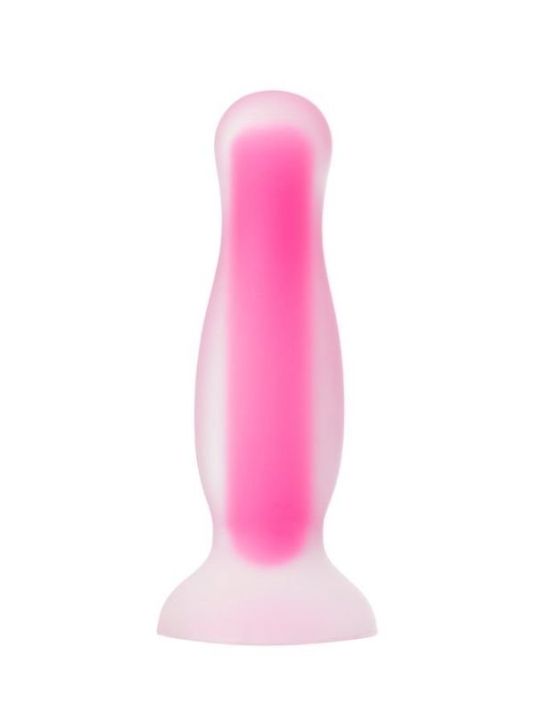 Beyond Cain Glow Gece Parlayan Anal Plug , Silikon, Şeffaf, 10 cm 1