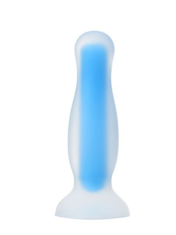 Beyond Kyle Glow Gece Parlayan Anal Plug , Silikon, Şeffaf, 10 cm 1