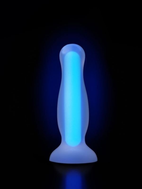 Beyond Kyle Glow Gece Parlayan Anal Plug , Silikon, Şeffaf, 10 cm 2