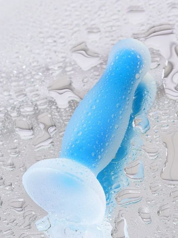 Beyond Kyle Glow Gece Parlayan Anal Plug , Silikon, Şeffaf, 10 cm 3