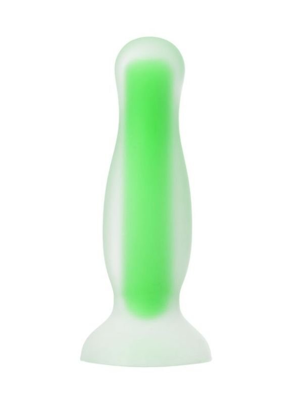 Beyond Victor Glow Karanlıkta Parlayan Anal Plug Silikon Şeffaf 10 cm 1