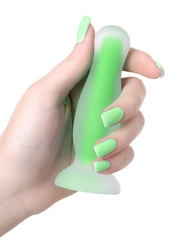 Beyond Victor Glow Karanlıkta Parlayan Anal Plug Silikon Şeffaf 10 cm 2