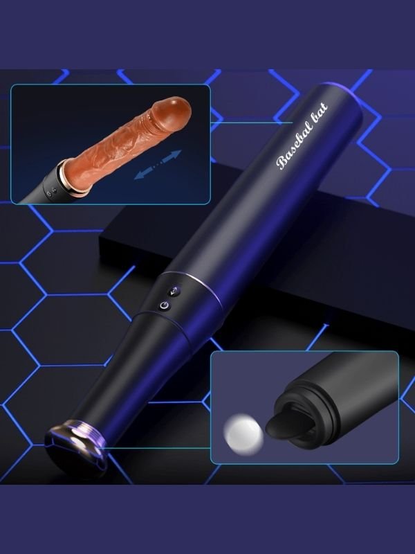 Beyzbol Sopası İleri Geri ve Dil Vibratör 1