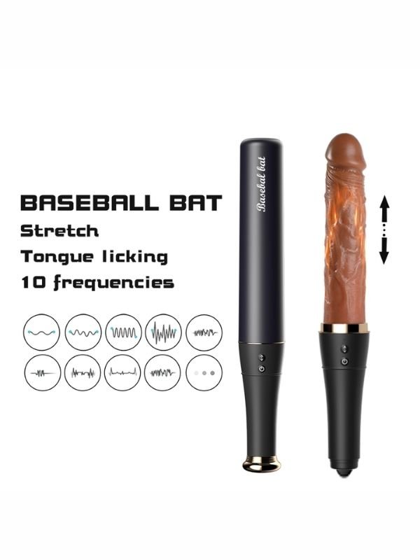 Beyzbol Sopası İleri Geri ve Dil Vibratör 5