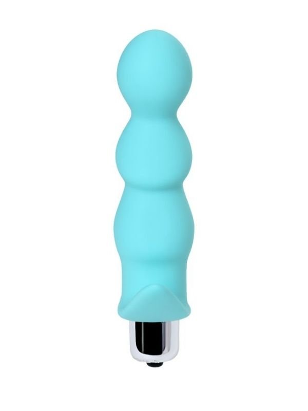 Bland Anal Vibratör Plug Mavi 12 cm 2