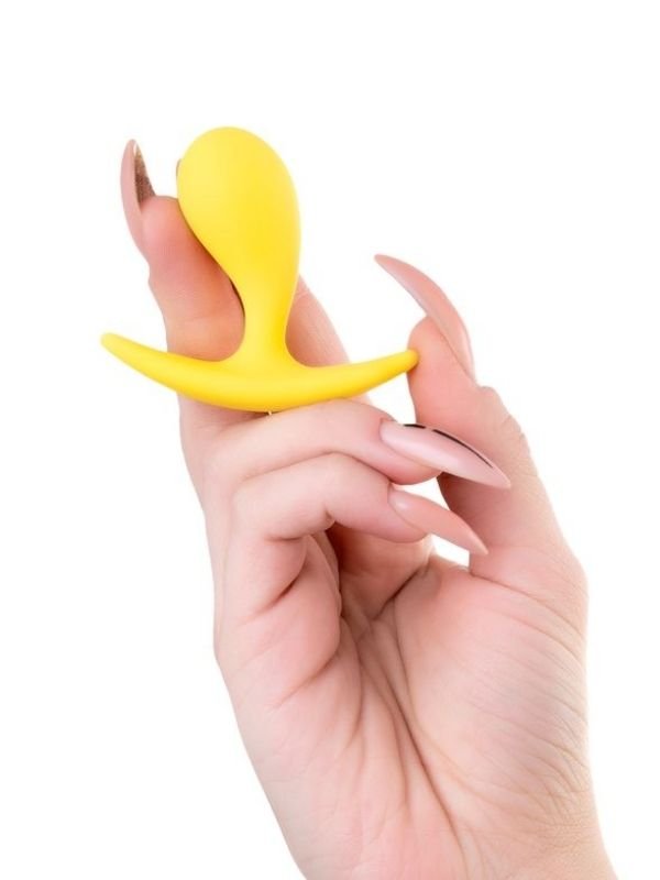 Blob Anal Plug Sarı 5,5 cm 4
