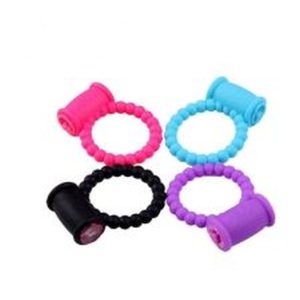 Boğumu Titreşimli Penis Halkası MAVİ