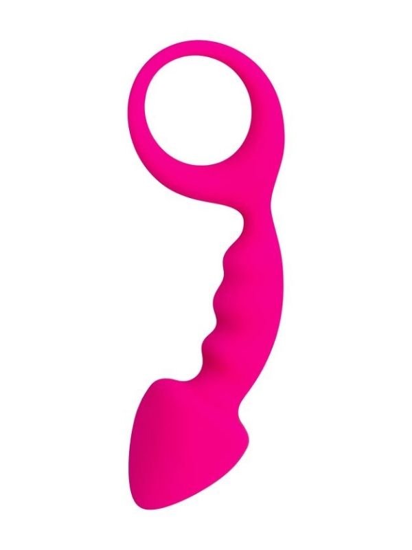 Bong Anal Plug Pembe 12,5 cm 3