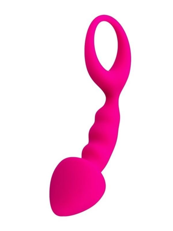 Bong Anal Plug Pembe 12,5 cm 4