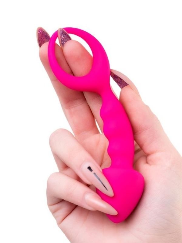 Bong Anal Plug Pembe 12,5 cm 5
