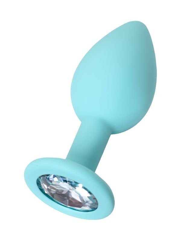 Brilliant Anal Plug beyaz kristalli 7 cm 26 g 3