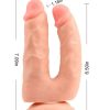 Bromeo Çiftli Kıkırdaklı Gerçekçi Dildo 9