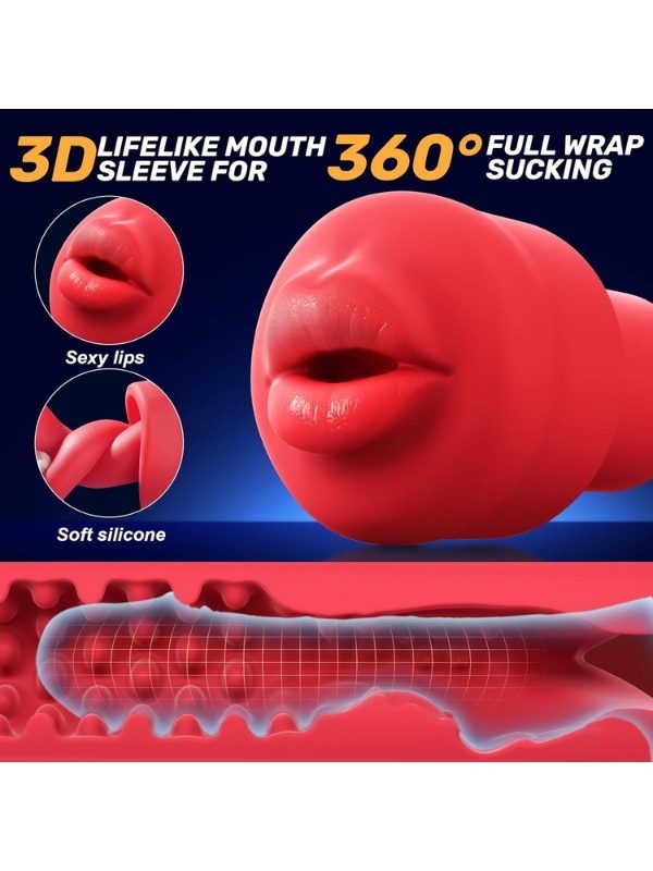 Cafatop 3’ü 1 Arada Erkek Vakum Pompası ve Mastürbatörü – Elektrikli Otomatik Emiş, Penis Büyütücü ve 2 Yedek Kılıf + 3 Penis Halkası, Pembe İç Kılıf, USB Şarjlı 3