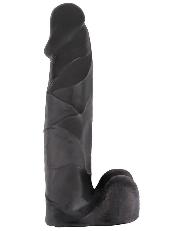 Cal-King Dicks Invader's Whopper Büyük Dildo - 36.2cm Zenci 1