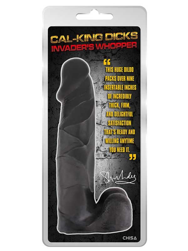 Cal-King Dicks Invader's Whopper Büyük Dildo - 36.2cm Zenci 2