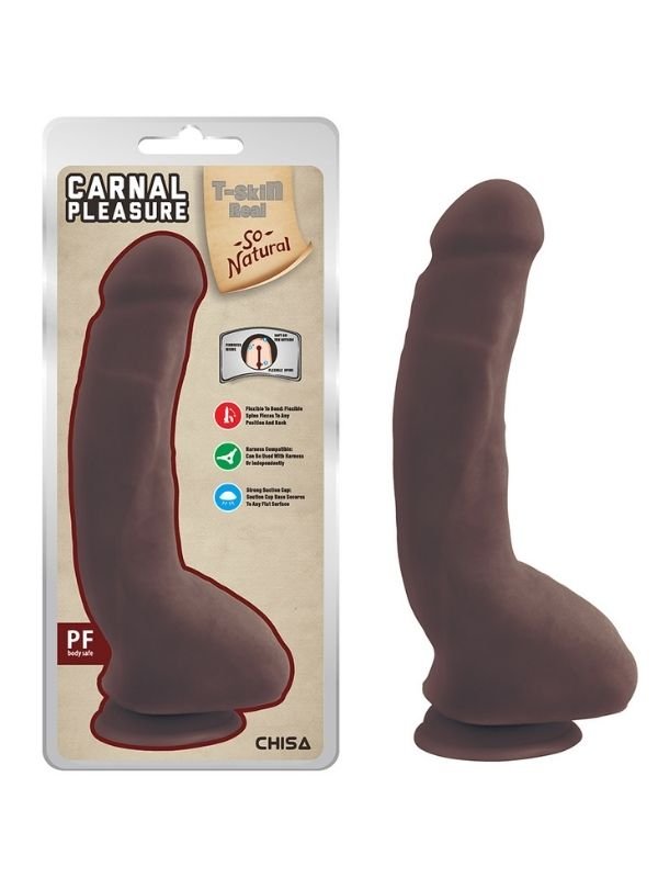 Carnal Pleasure Melez 23.5cm Kıkırdaklı Gerçekçi Dildo 1