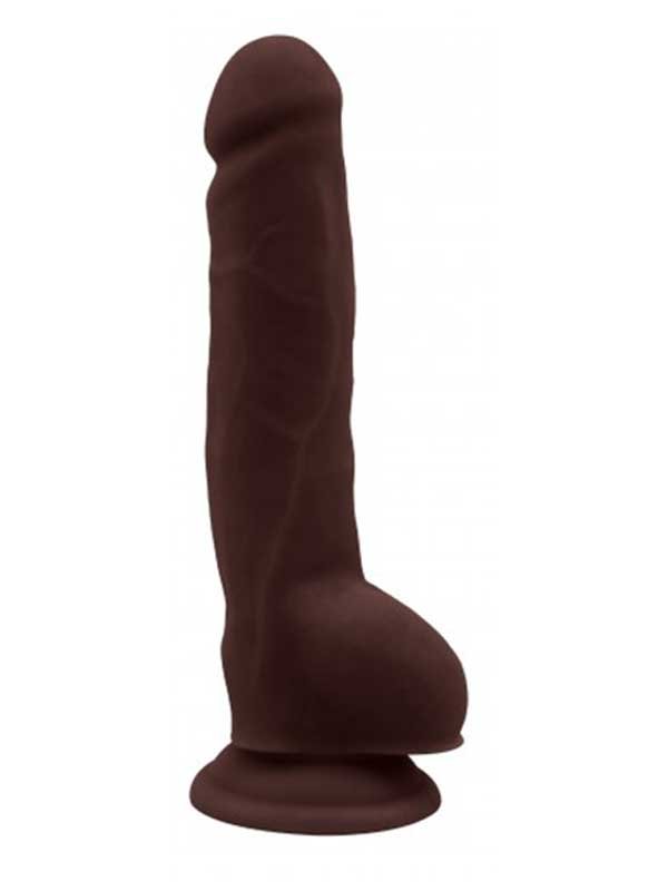 Carnalist Kıkırdaklı Gerçekçi Dildo - 23.5cm Zenci 1