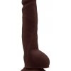 Carnalist Kıkırdaklı Gerçekçi Dildo - 23.5cm Zenci 3