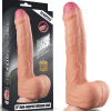 Lovetoy 11 İnç Dual Layer Platinum Silicone Cock 6