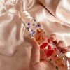 19cm Tırtıklı Yüzeyli Renli Anal ve Vajinal Dildo 8