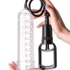 5 cm 3 halkalı penis pompası TPE transparan 23,5 cm 7