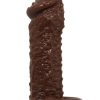 4 cm Uzatmalı Damarlı Penis Kılıfı Esmer 6