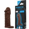 4 cm Uzatmalı Damarlı Penis Kılıfı Esmer 10