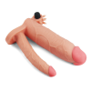 Lovetoy Add 3 İnç Pleasure X Tender Vibrating Double Penis Sleeve Penis Kılıfı 10