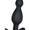 Anal Plug boyut M silikon siyah 11,5 cm 8