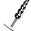 Anal Plug Metal gümüş 15,5 cm 4